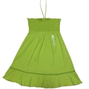 ThirdCoast Swimsuit Cover Up Green Halter Dress Youth Size L 12-14 NWT